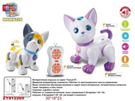 Интерактивная игрушка котенок робот "Умный питомец" ZYA-A2744-2 вт - фото 4 - id-p169888353