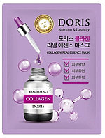 Тканевая маска для лица КОЛЛАГЕН COLLAGEN Real Essence Mask (DORIS), 25 мл