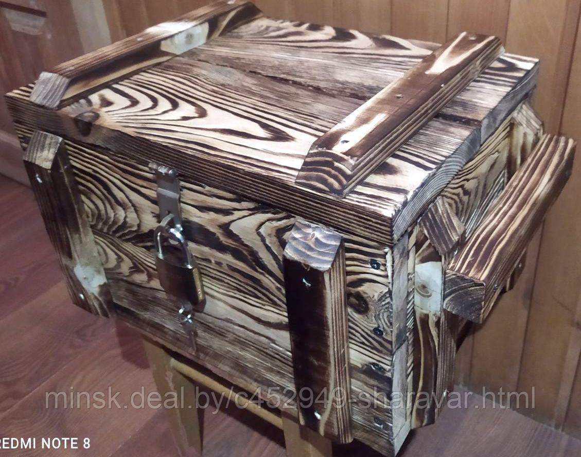 Подарочный деревянный ящик "Стиляга" - фото 1 - id-p169905116