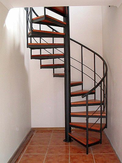 Каркас винтовой лестницы, винтовая лестница модель 43