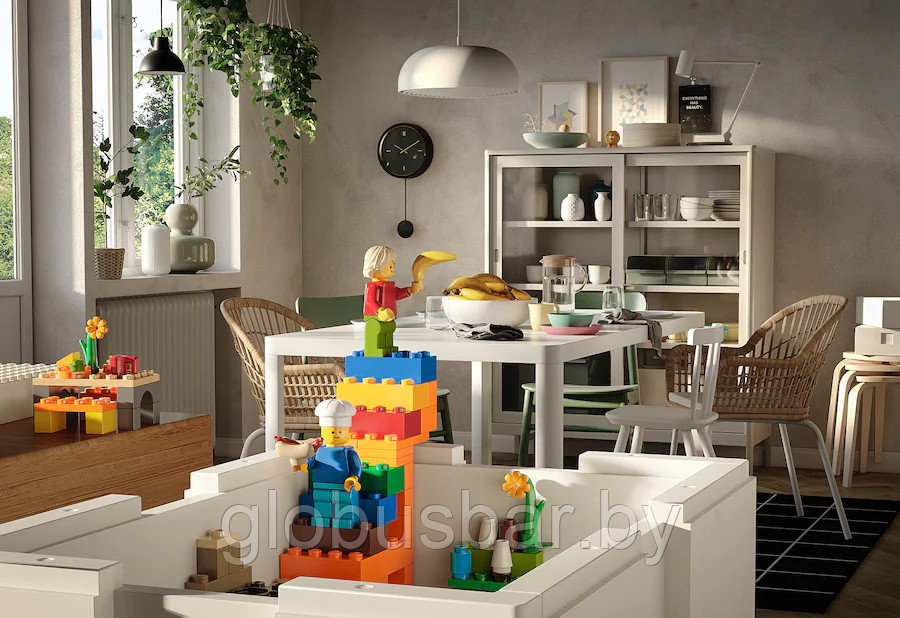 BYGGLEK БЮГГЛЕК Конструктор LEGO®, лего, 201 деталь, разные цвета, икеа - фото 5 - id-p169905340