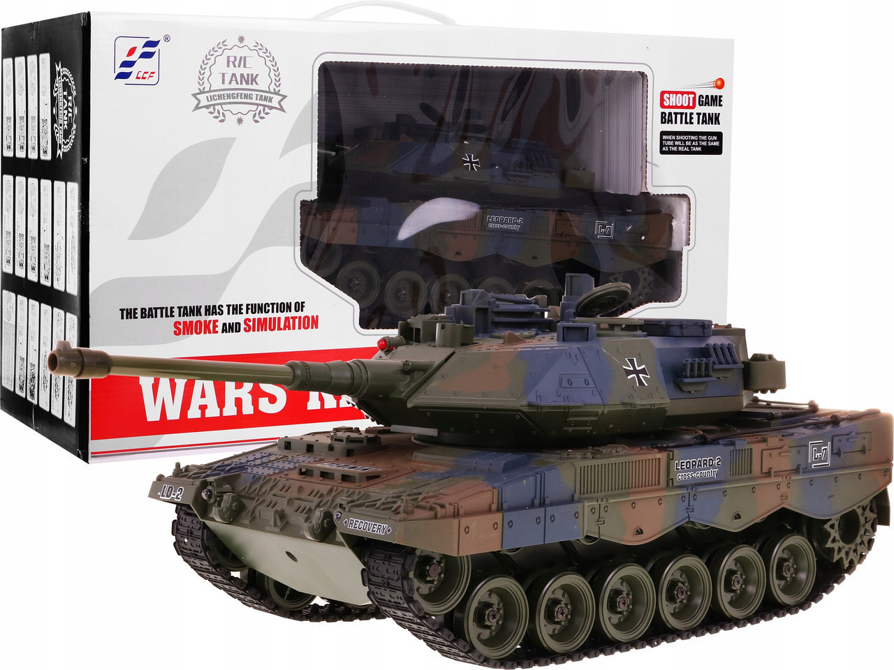 Радиоуправляемый танк Wars King 1:18 - фото 1 - id-p88547035