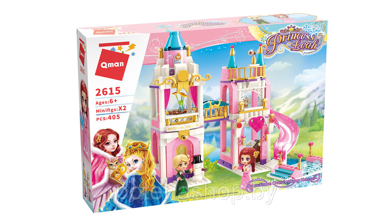 Конструктор Qman Замок принцессы Леи 2615, 458 деталей