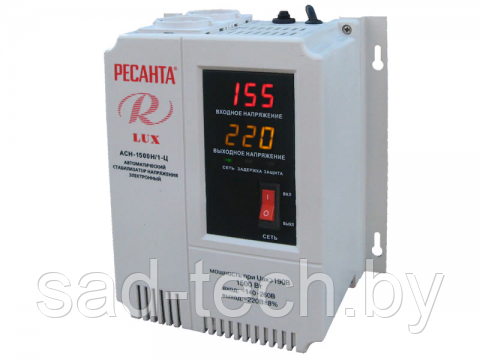Стабилизатор напряжения серии LUX РЕСАНТА АСН-1500Н/1-Ц, фото 2