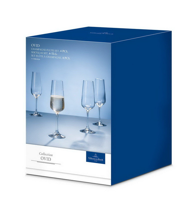 Набор бокалов для шампанского Villeroy & Boch Ovid 11-7209-8130 4 шт