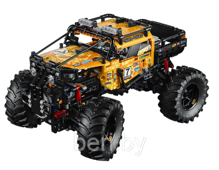 XB-22003 Конструктор XingBao «Желтый Monster Truck RC», (Technic 42099), на радиоуправлении, 834 деталей - фото 2 - id-p169920484