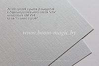 12-003 картон фактурный с двухст. тиснением "лён", цвет "светло-серый", плотн. 260 г/м2, формат А4