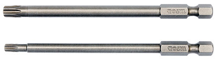 Биты TORX sec. T20, T30 1/4"х100мм (2шт) S2 HRC58-62 "Yato" YT-0492, фото 2