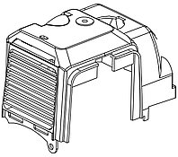 8.033.254.00-039 Кожух цилиндра / Триммер WMT-33LB