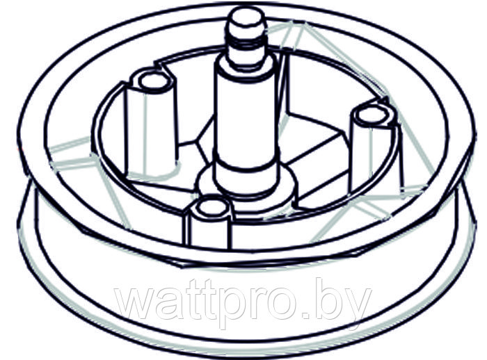 29.012.320.00-009 Шкив большой / Газонокосилка электрическая WELM-1200