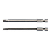 Биты TORX sec. T15, T27 1/4"х100мм (2шт) S2 HRC58-62 "Yato" YT-0491