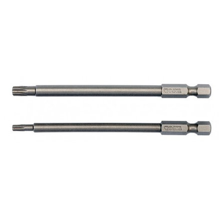 Биты TORX sec. T15, T27 1/4"х100мм (2шт) S2 HRC58-62 "Yato" YT-0491, фото 2