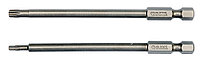 Биты TORX sec. T10, T25 1/4"х100мм (2шт) S2 HRC58-62 "Yato" YT-0490