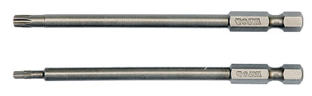 Биты TORX sec. T10, T25 1/4"х100мм (2шт) S2 HRC58-62 "Yato" YT-0490, фото 2