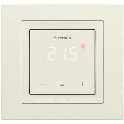 Терморегулятор для теплого пола terneo s, сенсорный, непрограммируемый, с таймером, цвет белый/слоновая кость - фото 3 - id-p169946853