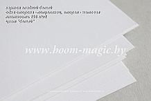 55-101 картон гладкий (полуглянец/матовый), плотность 295 г/м2, цвет "белый", формат 32*34,5 см
