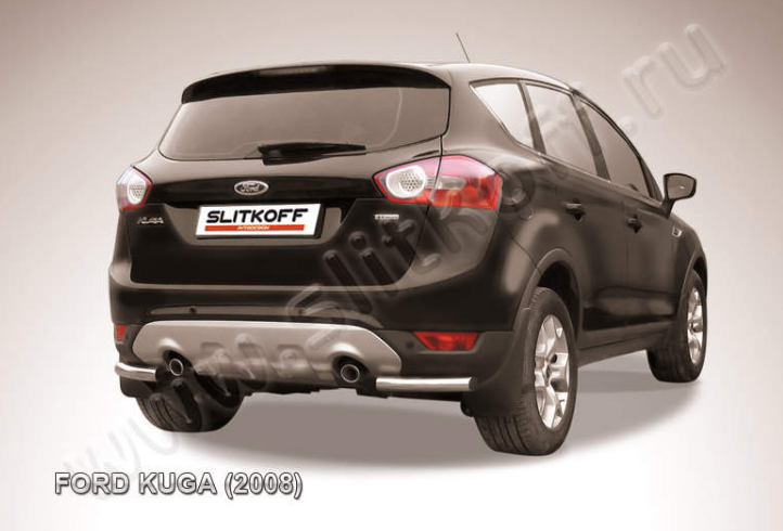 Защита заднего бампера d57 Ford Kuga (2008+)