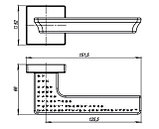 Ручка раздельная MATRIX USQ7 SN-3, фото 2