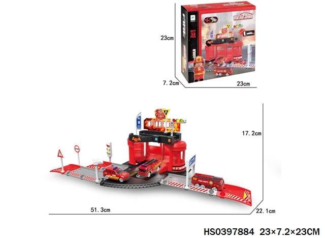 Игровой набор Паркинг Пожарные 660-A81