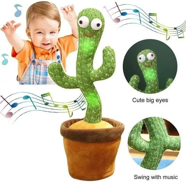 Игрушка-повторяшка Танцующий кактус / Dancing Cactus - фото 4 - id-p169972030