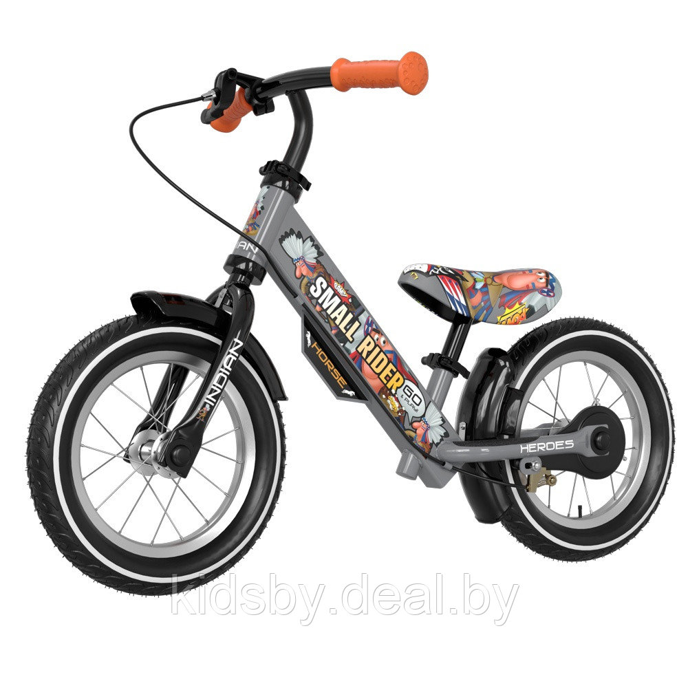 Детский беговел Small Rider Cartoons Deluxe Air (индеец) 2 тормоза - фото 1 - id-p169972023