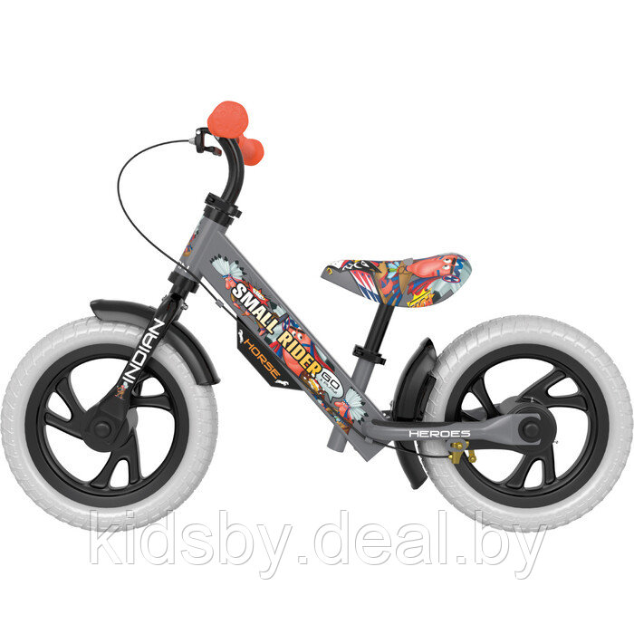 Детский беговел Small Rider Cartoons Deluxe EVA (индеец) 2 тормоза - фото 1 - id-p169972024