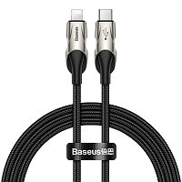 Кабель Baseus Fish-eye Cable Type-C to Lightning 20W (CATLYY-01) 1m черный