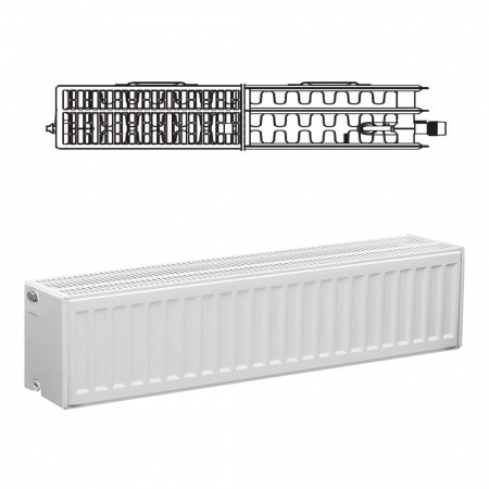 Радиатор стальной панельный Kermi Profil-V тип 33 200 х 1600 нижнее подключение (FTV3302001601R2Y) - фото 1 - id-p169972810