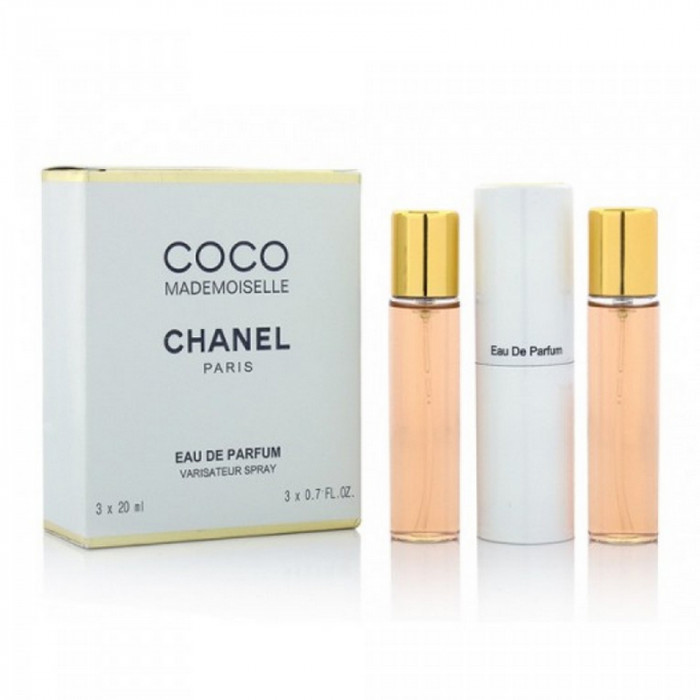 Chanel Coco Mademoiselle Набор парфюмерии для женщин (3x20 ml) (копия) - фото 1 - id-p169974499