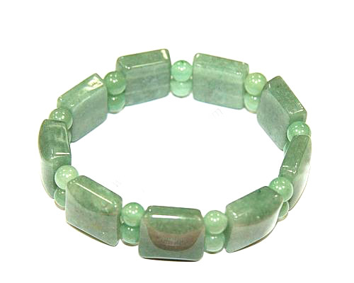 Браслет натуральный камень зеленый Авантюрин - фото 1 - id-p169977062