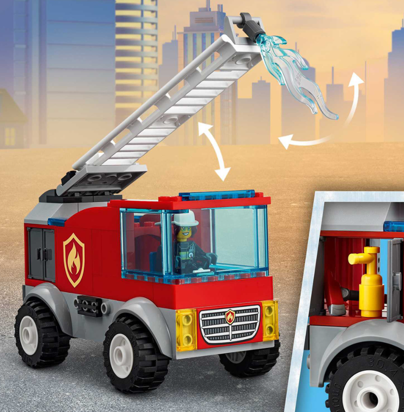 Конструктор LEGO City 60280: Пожарная машина с лестницей (Лего) - фото 2 - id-p169971254
