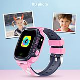 Детские умные часы Smart Baby Watch Y92 GPS  (Приложение: SeTracker2)   розовый, голубой, фото 4