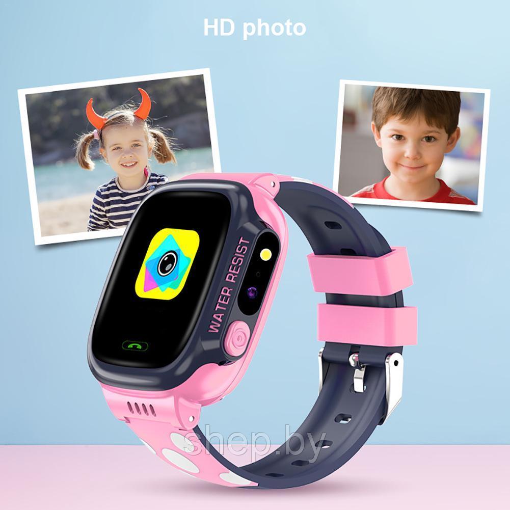 Детские умные часы Smart Baby Watch Y92 GPS (Приложение: SeTracker2) розовый, голубой - фото 4 - id-p169993156