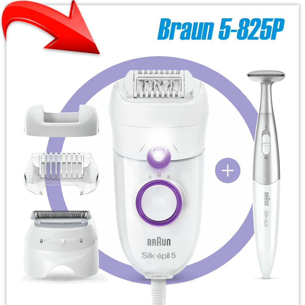 Эпилятор Braun Silk-epil 5 Series 5-825P