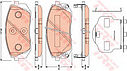 SP1374 HI-Q SP1374SNS GDB3461=1302 02 [581012SA70] !колодки дисковые п.\ Hyundai ix35,Kia Sportage 2.0/CRDi 10, фото 2