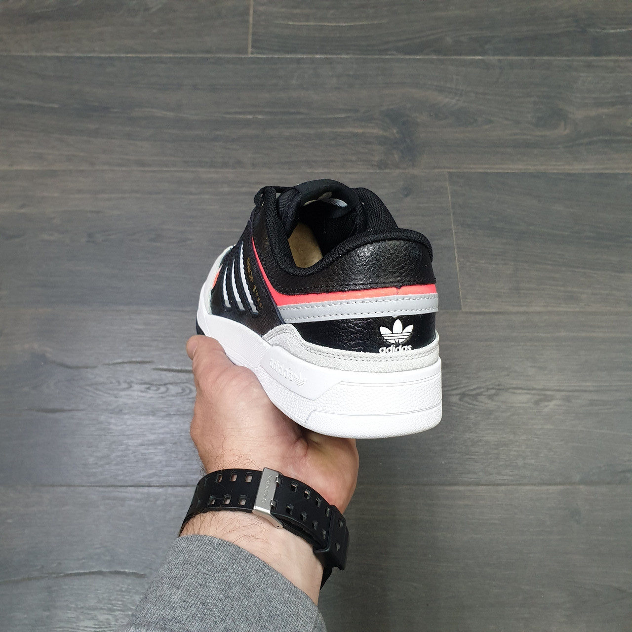Кроссовки Adidas Drop Step Low Black White - фото 4 - id-p169837066
