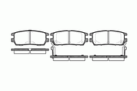 Y06-366WK YAMAMOTO 405 02=D6054M-01 !колодки дисковые з.\ Mitsubishi Pajero 2.4-2.8TD 90-94/Space Gear 95>