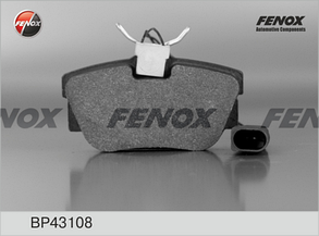 BP43108 FENOX BP43108 колодки дисковые задние!\ VW T4 2.5/2.4D 99-03