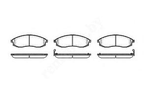 259802  ROAD HOUSE  Колодки торм.дисковые (к-т)_ Nissan Maxima 3.0 94- F [=2308601TX=GDB3124=05P1030]