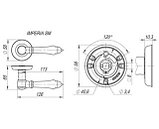 Ручка раздельная IMPERIA SM RB-10, фото 2