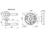 Ручка раздельная IMPERIA SM AB-7, фото 2