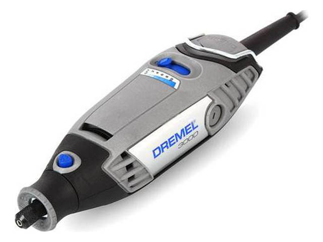 Гравер электрический DREMEL 3000-15 в кейсе + аксессуары (130 Вт, 10000 - 33000 об/мин, цанга 3.2 мм)