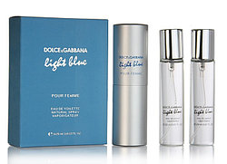 Dolce&Gabbana Light Blue Pour Femme Набор парфюмерии для женщин (3*20 ml) (копия)