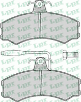 51453081 FOMAR FO453081 143 02=FDB287B=571304B !колодки дисковые п.\ Fiat Ducato, Peugeot J5 1.8-2.5TD 81-94