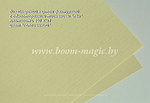 13-021 картон с односторонним тиснением "лён", цвет "соломенный", плотн. 290 г/м2, формат А4