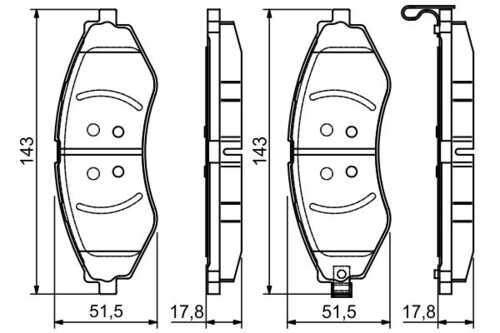 FO666081 FOMAR КОЛОДКИ ДИСКОВЫЕ П.! DAEWOO NEXIA 1.5 DOHC 94>/ESPERO 95>/LEGANZA/NUBIRA 2.0 97 FOMAR