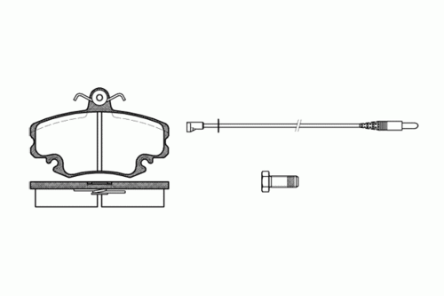 51724281 FOMAR FO724281 141 32=FDB845=571526X !колодки дисковые п.\ Renault R19 92-96, Peugeot 205/309 1.9GTi