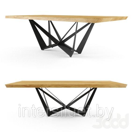 Мебельный каркас обеденного стола «Butterfly»  1200х600хН720мм