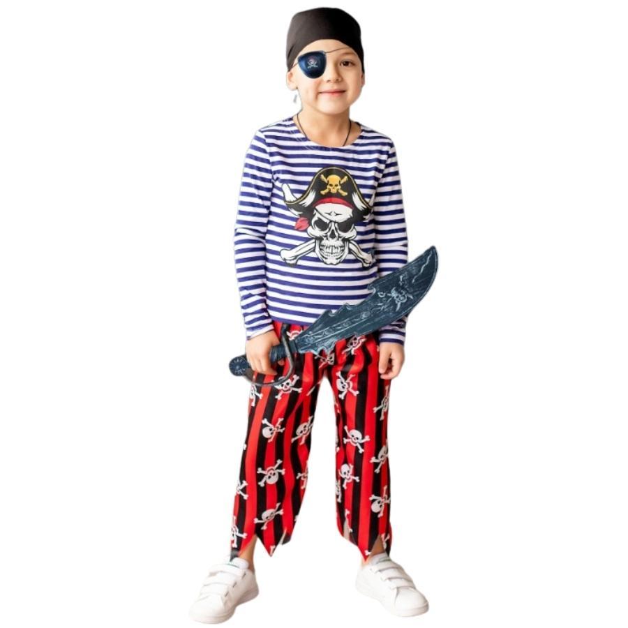 Детский карнавальный костюм Пират Джейк эконом 2142 к-22 Пуговка
