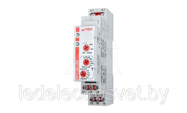 Реле времени RPC-2SD-UNI, 2x1CO, 8A(250VAC/24VDC), 12_240VAC/DC, 100ms_60min, 1 функция (SD), пуск Y-Δ